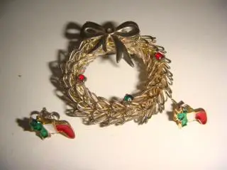 Набор новогодний венок винтаж 1950х годов