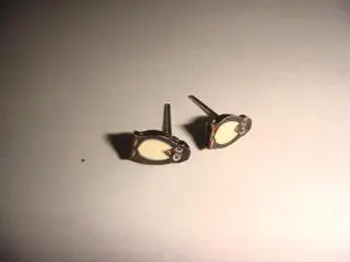 Серьги пингвины винтаж 1960х годов