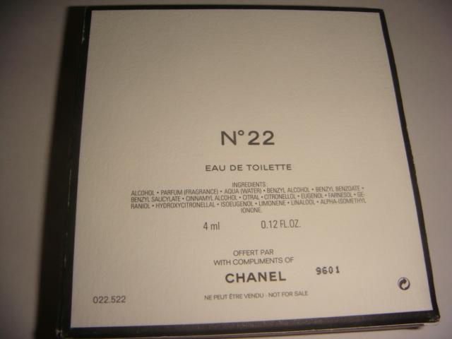 Туалетная вода Chanel №22 4 мл винтаж 2