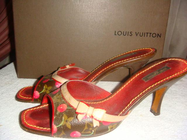Мюли вишенки Louis Vuitton 2006 год оригинал