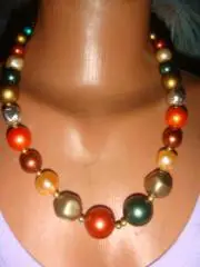 Бусы веселые винтаж Америка