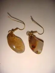 Серьги сердолик винтаж 60х годов