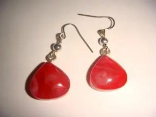 Серьги агат винтаж 60х годов