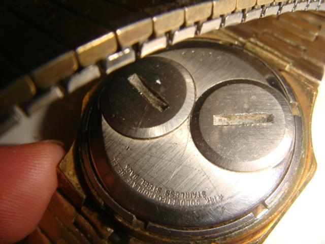 Часы мужские серебро позолота 14 К Япония винтаж 2