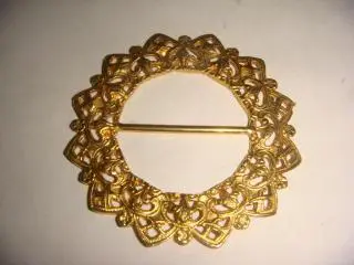 Пряжка для ремня круглая винтаж бронза Америка