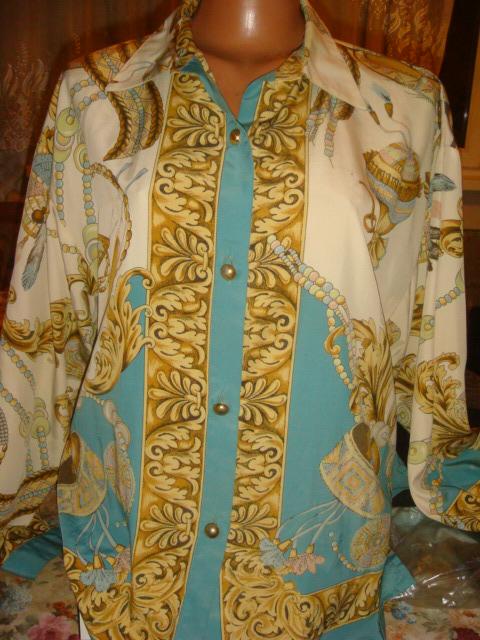 Блузка шелк Италия винтаж 90 х годов
