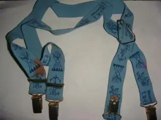 Подтяжки мужские с индейцами винтаж 70х годов