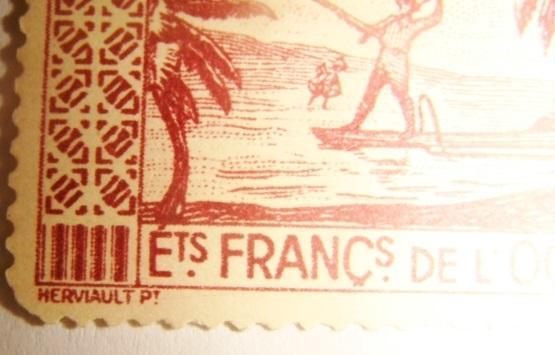 Марка Французская колония Океания 1950 2