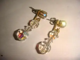 Серьги стеклярус винтаж 60 х годов