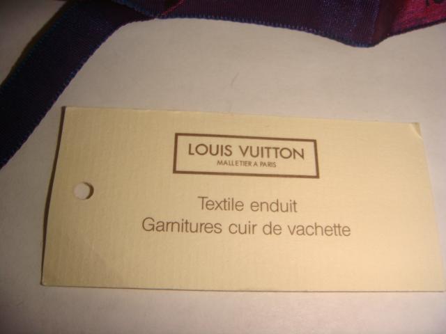 Сертификат от сумки и лента Louis Vuitton для подарка оригинал 1