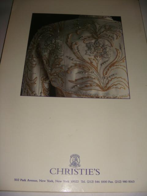 Каталог CHRISTIE'S платьев принцессы Дианы 1997 год 5