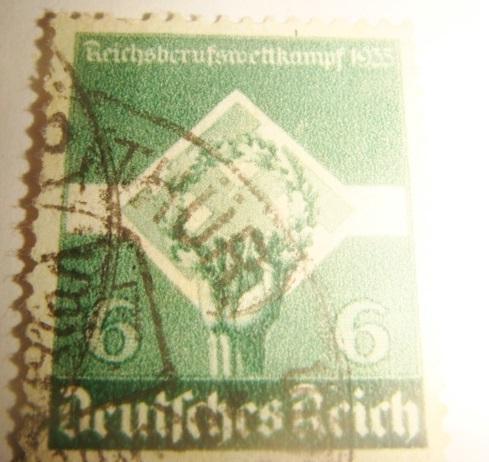 Марка третий рейх 1935 год 2