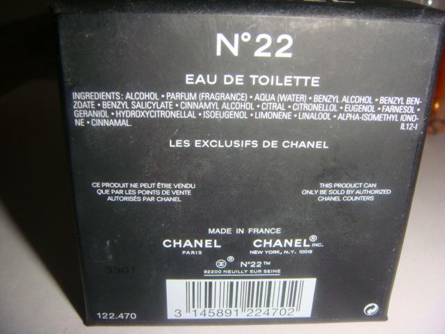 Туалетная вода Chanel N22 50 мл из 75 оригинал 2