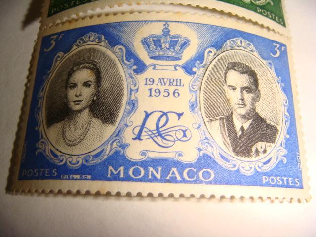 Марка свадьба Грейс Келли 1956 год Монако 1