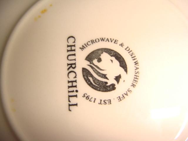 Тарелки для супа Англия Churchill 4 шт винтаж 90х годов 2