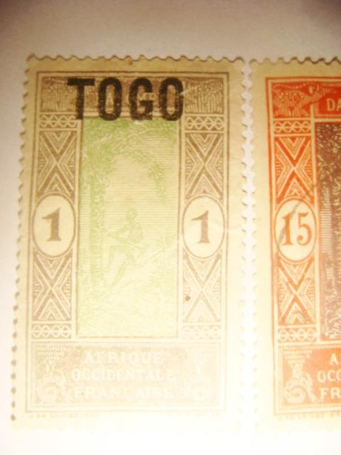 Марки 2 шт Африка Того французская колония 1928 год 2