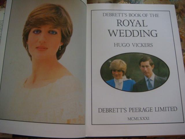 Princess Diana Debrett's book of Royal wedding 1980 1