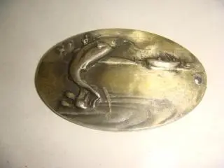 Кулон мельхиор посеребрение Канада винтаж 70х г