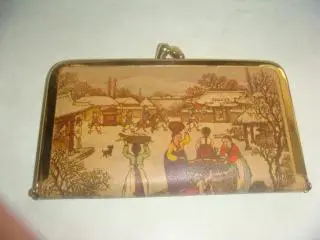 Кошелек Мексика кожа винтаж 1980 х новый