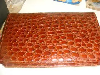 Папка из лаковой кожи винтаж 90х Япония