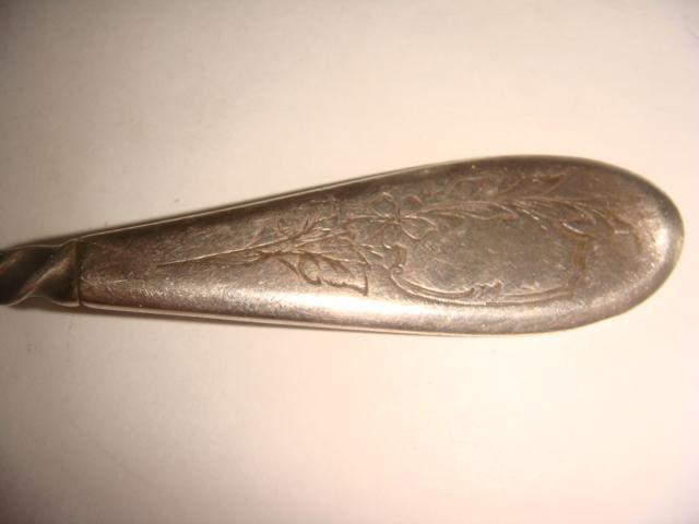 Ложка детская столовая серебро 84 проба мастерская Фаберже 1896 год 1