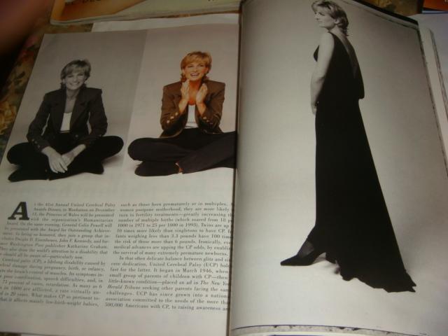 Журнал Bazaar фото Принцессы Дианы Princess Diana декабрь 1995 год 2