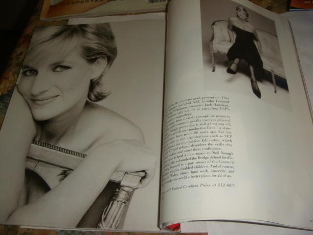 Журнал Bazaar фото Принцессы Дианы Princess Diana декабрь 1995 год 3