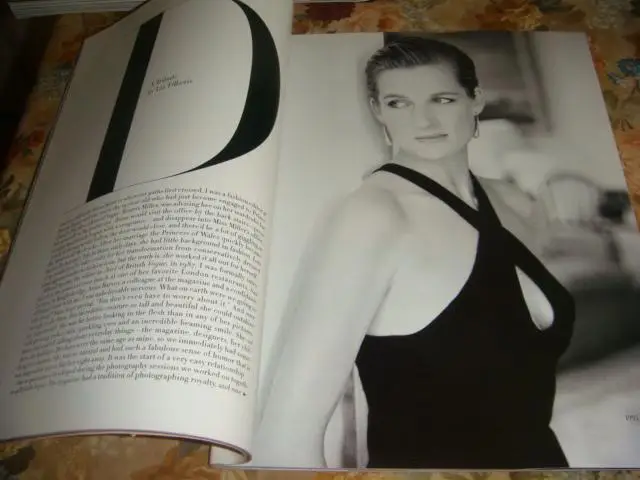 Журнал Bazaar памяти Принцессы Дианы Princess Diana ноябрь 1997 год 2
