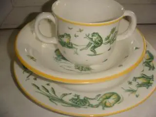 Сервиз детский Тиффани Tiffany с лягушкой 2004 год.