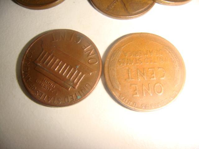 Монеты 1 цент 11 шт бронза редкие набор США 2