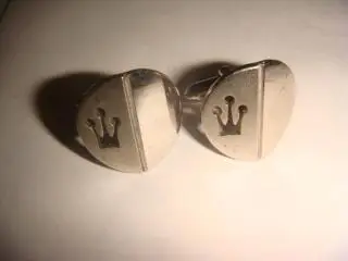 Запонки королевские мельхиор 70 х годов