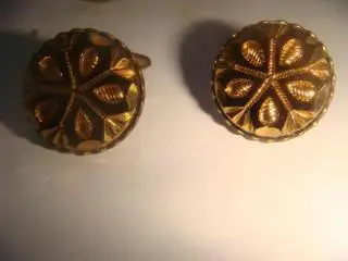 Запонки бронза арт деко 70 х годов