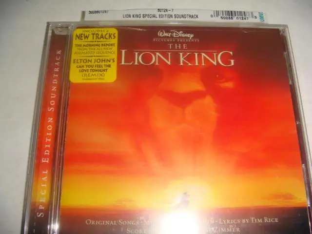 CD к фильму Lion King Король Лев
