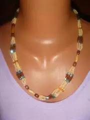 Бусы этника бисер цветной винтаж 60х годов