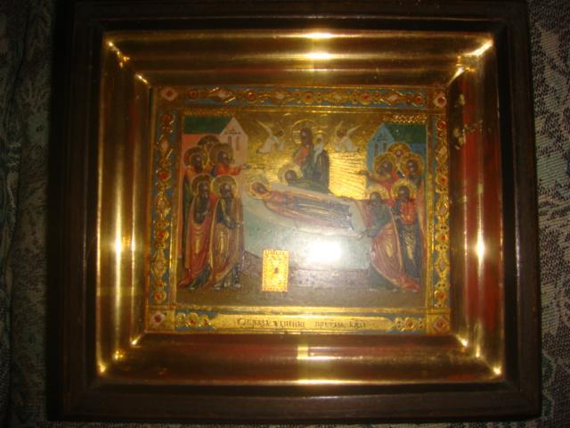 Икона 19 век Успение Богородицы