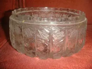 Ваза салатник хрусталь 50 е годы винтаж
