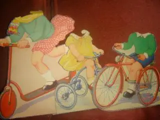 Бумажная одежда для куклы винтаж 50х Америка