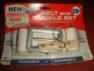 Ремень силиконовый с пряжкой Канада винтаж 60х новый