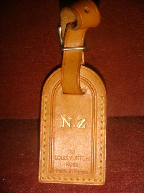 Ярлык для багажа Louis Vuitton cuir verni оригинал винтаж 90х