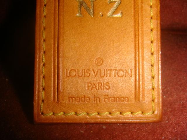 Ярлык для багажа Louis Vuitton cuir verni оригинал винтаж 90х 1