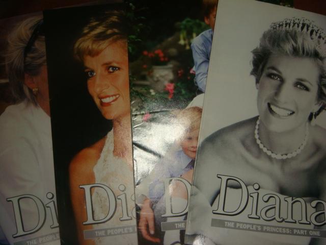 Журналы памяти принцессы Дианы 4 шт 1997 год