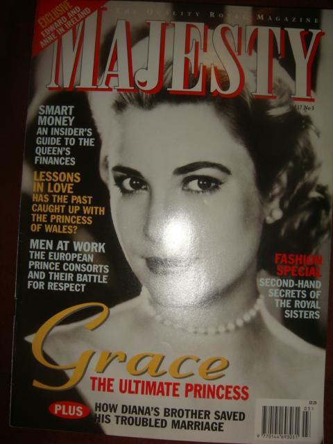 Журнал Majesty памяти принцессы Грейс Монако 1996 год