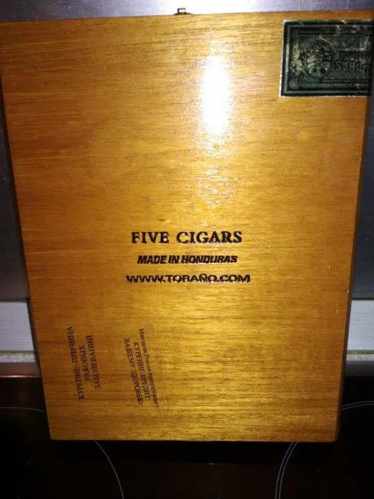 Коробка от сигар Гондурас 1