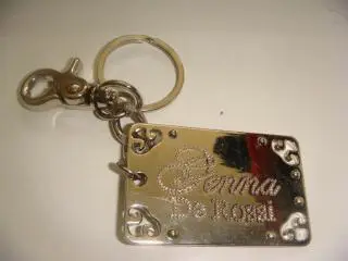 Брелок мельхиор винтаж Италия