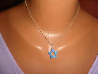 Кулон мельхиор звездочка со стразами винтаж Америка