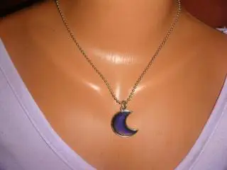 Кулон мельхиор луна винтаж Америка