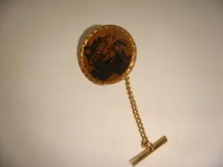 Брошь заколка для галстука винтаж Америка