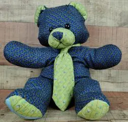 Мягкая игрушка мишка Salvatore Ferragamo шелковый винтаж 90х