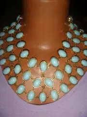 Колье бирюзовые сокровище винтаж 90х Америка