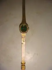 Часы Sarah Coventry со стразами бронза кварцевые винтаж 70 х годов.